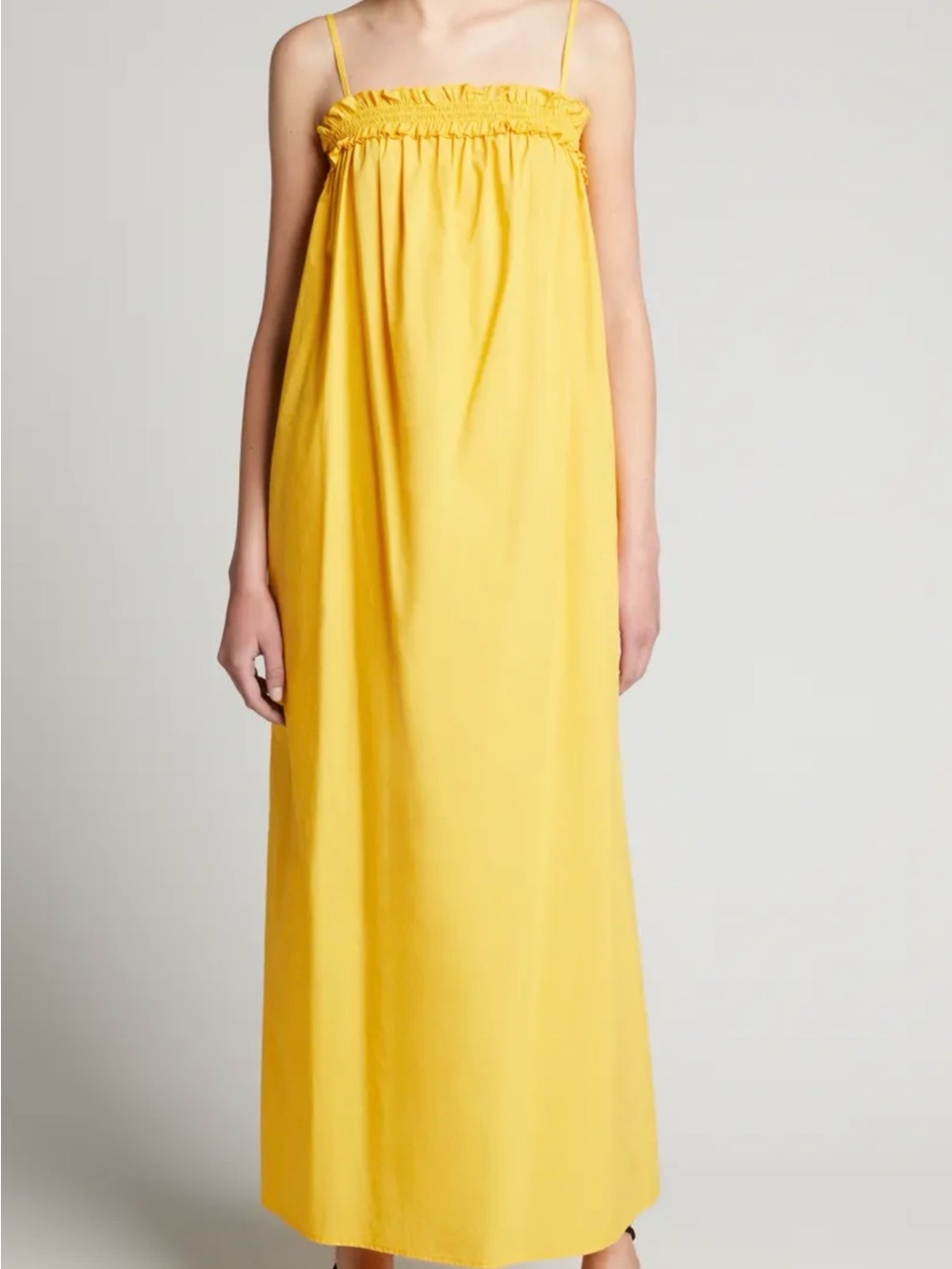 Yellow Spaghetti-Strap Maxi Dress - Women's Bird and Knoll